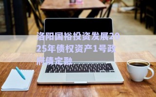 洛阳国裕投资发展2025年债权资产1号政府债定融