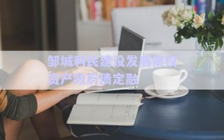 邹城利民建设发展债权资产政府债定融