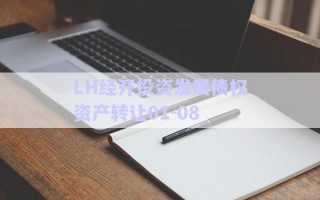 LH经开投资发展债权资产转让01-08