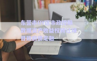 东营市DY区市政控股数据资产收益权转让项目政府债定融