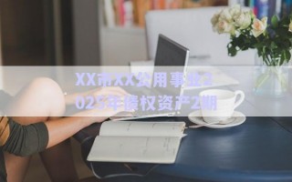 XX市XX公用事业2025年债权资产2期